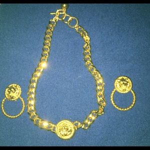 Gold costume jewelry